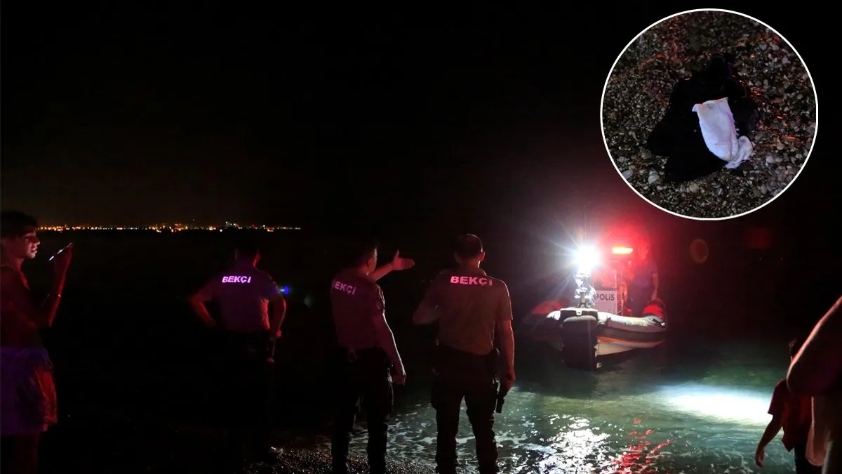 Antalya’da akşam saatlerinde denize girdi: Bir daha geri dönmedi!
