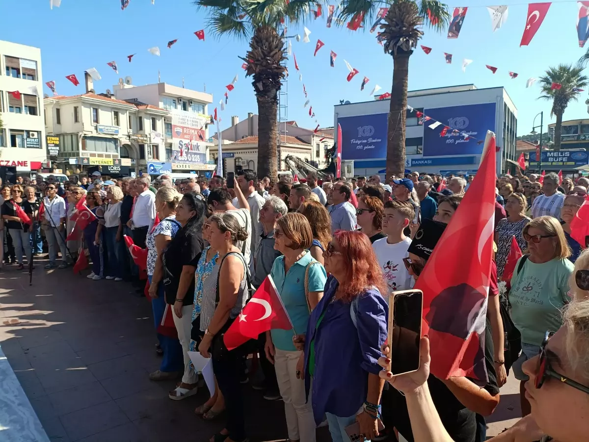 Ayvalık’ta Balyozlu Saldırı Protesto Edildi