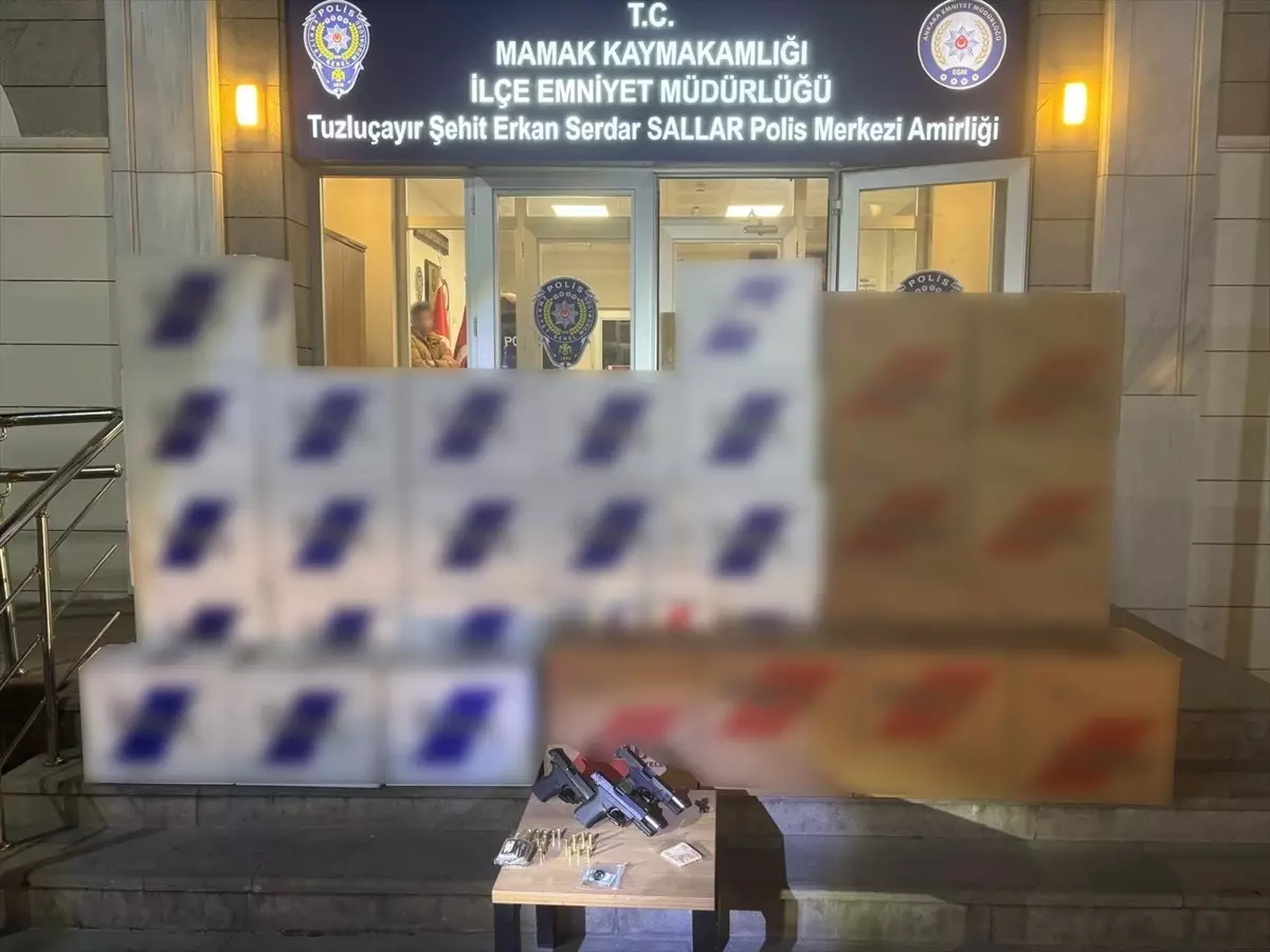 Ankara’da 300 Bin Boş Makaron Ele Geçirildi