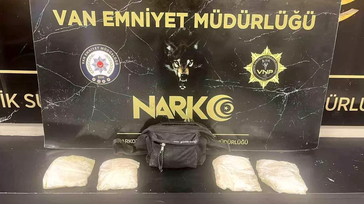 Van’da 7 Kilo Metamfetamin Ele Geçirildi